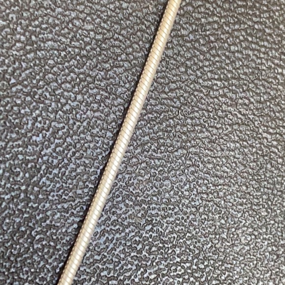 Reversible 925 necklace Black on one white on other 16” 925 chain - Picture 6 of 7